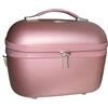 Snowbal Vanity - Custodia rigida con manico e tracolla, colore: Rosa, Rosa, Beauty case e beauty case per trucchi