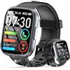 Cillso Smartwatch Uomo Donna Chiamate Bluetooth, Orologio Smart Watch con Display LCD 1.95", Contapassi/Sonno/Cardiofrequenzimetro, Impermeabil IP68 112 modalità Fitness, Fitness Tracker per Android iOS