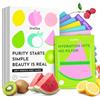 ZealSea Bellezza Pulita Maschera Viso Skincare, Minimalismo 15 Ingredienti Sheet Mask, Dopamine Color Design Face Mask, Spa Pigiama Party, Regalo Donne Adolescente Ragazza, Idratante Beauty Set, 21 Pz