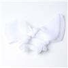 QinGoo elastico per capelli in Organza da donna Scrunchies per capellie, elegante accessorio per capelli - 1 pezzo(bianco)