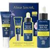 ALMA SECRET Siero facciale 0,2% retinico multi-incapsulato + contorno occhi antirughe idratante + maschera rilassante inclusa cura notturna tutti i tipi pelle siero rigenerante rigenerante illuminante vegano