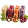 Savia De Alma Confezione da 4 Saponi Artigianali Naturali - Saponi Solidi all'Avvocato, Semi d'Uva, Monoi e Tea Tree | Sapone per Viso, Mani e Corpo | Vegani, Idratanti | Fabbricati in Spagna 100 g (Confezione da 4