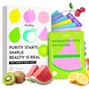 ZealSea Bellezza Pulita Maschera Viso Skincare, Minimalismo 15 Ingredienti Sheet Mask, Dopamine Color Design Face Mask, Spa Pigiama Party, Regalo Donne Adolescente Ragazza, Idratante Beauty Set, 14 Pz