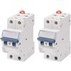 GEWISS - GW92126 - Interruttore Magnetotermico - Mt45-1P+N Curva C 10A - 2 Moduli (Confezione da 2)