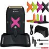 GAMMA+ XCEED Rasoio Elettrico Barba e Capelli Senza Fili | Motore Vector IN2 con Intuitive Torque Control | Autonomia 120 Min | Ricarica con USB-C | Lamina Ipoallergenica | Corpo in Alluminio