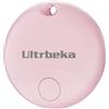 Ultrbeka Air Localizzatore, Tracker Tag 1 pezzi, Compatibile con Apple Dov'è (solo iOS), Trova Oggetti e Chiavi, Bagagli, Valigie, Portafogli, Impermeabile IP67, Batteria Sostituibile pink