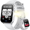 Blackview Smartwatch Uomo Donna, Effettua e Rispondi alle Chiamate,1,91'' Orologio Intelligente 100+ Modalità Sportive/Sonno/Cardiofrequenzimetro/SpO2/ Torcia per Android IOS