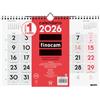 Finocam - Calendario da Parete Numeri Grandi 2026 Mese Vista Gennaio - Dicembre (12 mesi) | Calendario 2026 | Planner mensile Neutro - Italiano