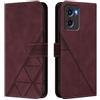 Generic Custodia per Motorola Moto G05 / E15 Flip Cover Caso Libro in PU Pelle Portafoglio Custodia Card Slot Supporto Chiusura Magnetica Cover per Motorola Moto G05 / E15, Rosso