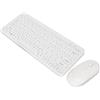dsheng Combinazione Tastiera e Mouse, Ricevitore USB Design Ergonomico Copritasti Rotondi Set Tastiera Wireless per Viaggi (#1)