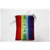 AZ FLAG Ghirlanda 6 Metri 20 Bandiere Arcobaleno Pace 21x15cm, Bandiera Peace - Rainbow Flag 15 x 21 cm - Festone Bandierine