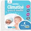 Babysom - Materasso Lettino Bambino Climatizzato Estate/Inverno | Per Neonato | 80x160 cm | Altezza 10cm | Traspirante | Antiacaro e Antisoffoco