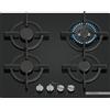 Bosch PPH6A6I10 - Piano cottura 4 fuochi gas, 60x52 cm, colore Nero