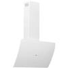 vidaXL Cappa a Parete 60 cm in Acciaio e Vetro Temperato Bianco