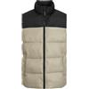 JACK & JONES Bestseller A/S Jjetoby-Scaldacollo Collar SN Gilet, Crockery/Dettaglio: Blocco Nero, XL Uomo