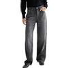 Scotch & Soda Ripple Straight Jeans, Donna, Absolute Black, 29W / 32L