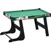 HOMCOM Tavolo da Gioco 6 in 1 con Calcio Balilla, Biliardo, Air Hockey, Ping Pong, Anelli e Hockey su Prato, 118x104x71 cm | Aosom Italy