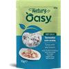 Oasy Natury Soft Jelly Cibo Umido per Gatti Adulti - 12x70 gr - Tonnetto con Orata