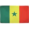 AZ FLAG Bandiera Senegal 150 x 90 cm con 4 occhielli, bandiera Senegal per balcone o parete