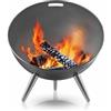 Eva Solo FireGlobe Outdoor Fire Pit | Garden or Patio Fireplace | Wood Burning Firepits | Danish Design & Functionality | Aluminium & Enamelled Steel
