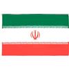 AZ FLAG Set da 2 Bandiere Iran 90x60 cm Poliestere 100D 2 Occhielli | Uso interno ed esterno bandiera decorativa iraniana ایران doppie cuciture e bordi rinforzati con occhielli metallici