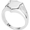 Fossil Anelli da uomo in acciaio inox con sigillo