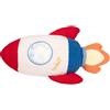 NatureMan Cuscini astronauti in peluche, decorazione per la stanza a tema spaziale, per ragazzi, ragazze, feste di compleanno, (razzo)
