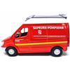 PLAYJOCS GT-8155 FURGON SAPEURS- POMPIERS Macchina metallica Giocattolo per bambini e collezionisti.