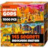 QUOKKA Puzzle Da 1000 Pezzi Per Adulti Miti Antichi Dei Egizi - Confezione Premium Con Sfide Extra Divertenti - Perfetto Per Rilassarsi - Stimolare La Creatività E Fare Un Regalo