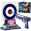 VATOS Set di bersagli intelligenti con pistola laser ricaricabile, punteggio elettronico automatico e feedback vocale in tempo reale, 4 modalità di tiro, gioco con bersagli per bambini dai 6+ anni
