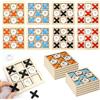 NHDDGR Gadget Compleanno Bambini, 20 PCS Mini Puzzle Bambini in Legno Tic Tac Toe Board Tavolo Da Gioco Del Tris in Legno Xo Regalini Fine Festa Invitati per Feste Famiglia Giochini per Feste Di Compleanno