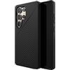 ZAGG Luxe - Custodia rinforzata con grafene per Samsung Galaxy S25 Ultra [6,8 pollici], compatibile con caricabatterie wireless, design sottile e leggero, presa sicura, cover posteriore antiurto (nero