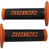 ACCOSSATO Manopole Off Road Accossato nero con logo colorato per KTM 990 Super Duke dal 2005 al 2012, CC 990