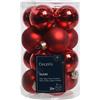 Kaemingk set 16 sfere natalizie Christmas red lucide e matt Ø3.5cm