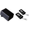 BLACK EASY LIGHT - Kit ricevitore+2 radiocomandi universali 2 canali 433.92 mhz per esterno a 220 v - JL2166