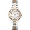 GUESS Contessa GW0877L4 - Orologio da donna in acciaio riciclato, cinturino bicolore oro rosa, 34 mm, Bicolore, Bracciale