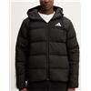 Adidas Ess 3S P D Hd J Piumino Piuma Capp Nero 3S Bia Uomo