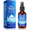 Muiefe Spray per Olio di Magnesio Organico 60ml, Olio di Magnesio per il Corpo, 100% Puro e Naturale, Integratore di Magnesio, Supporta il Recupero Muscolare e Sport e Massaggi