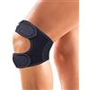 Thx4COPPER Thx4 - Ginocchiera a compressione doppia rotula, in rame, per alleviare il dolore, con cinghia regolabile per il ginocchio, supporto per corsa, maglione, recupero di lesioni, articolazioni e muscoli.