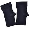TopHomer 1 paio di cavigliere elastiche, S/M/L/XL/XXL, traspiranti, per alleviare il dolore, recupero e lesioni alla caviglia, colore nero e pelle a scelta
