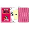 MODIANO Texas Poker 4 Mini Index rosso - Carte da gioco Texas Poker 300537