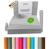 Wachsmann 20 lastre di cera d'api dalla Germania, grigio chiaro, lastre di cera 20 x 15 cm, candele di cera d'api fai da te, cera per candele