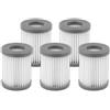 BRUVISH Confezione da 5 filtri HEPA di ricambio M320 compatibili con aspirapolvere robot Lefant M320/M320G, filtri per aspirapolvere, filtri verticali, filtro a contenitore, kit di accessori filtri, kit di