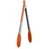 U-Taste Pinza da Cucina in Silicone, resistente a 250°C, 30cm, Arancione | Punte in Gomma Antiaderente ben Sigillate e Manico in Acciaio Rivestito in Silicone e Bloccaggio Liscio