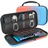 MoKo Custodia per Nintendo Switch 2 2025 con 10 Slot per Cartucce e Tasche
