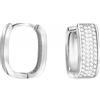 SOFIA MILANI - Orecchini da Donna in Argento 925 - con Pietra Zircone - Creoli a Pietra Zircone - E2874