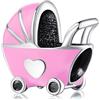 LES FOLIES DI PAOLA GRIECO Charm Nascita Carrozzina Bebè Neonato Passeggino Rosa in argento 925 - Les Folies per Pandora