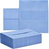 Juvale Buste formato A7, con chiusura a umidità, per inviti di nozze, resistenti, 120 g/m², per biglietti di addio al nubilato, confezione da 96, 13,3 x 18,4 cm