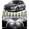 BMT xms Kit di Luci LED per Interni per Peugeot 208 II 2020-2025 (Not applicable to e-208), Lampadine LED per Interni Auto e Camion 6000K Bianco Luminoso