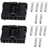 Xiciki Set di 2 connettori di riparazione per luci posteriori, presa fascio fanale posteriore con capicorda rettangolare compatibile con Peugeot 207, 307, 308 e Citroen C2, C3, C4, 98821-1061